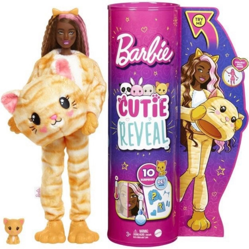 Barbie Cutie Reveal Kitty Cat Doll